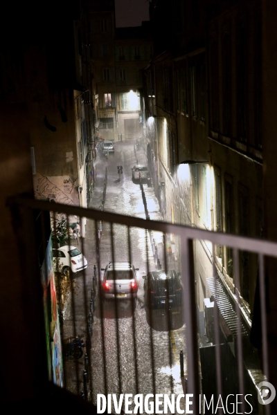 Marseille de ma fenetre - La pluie