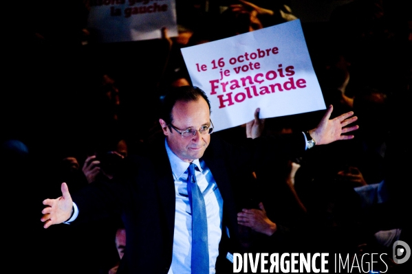 Francois Hollande au Bataclan, Paris