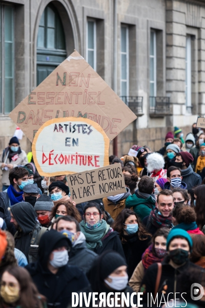 Manifestation du monde de la culture à Nantes