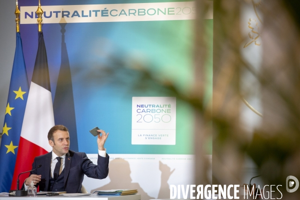 Macron : conférence sur le climat