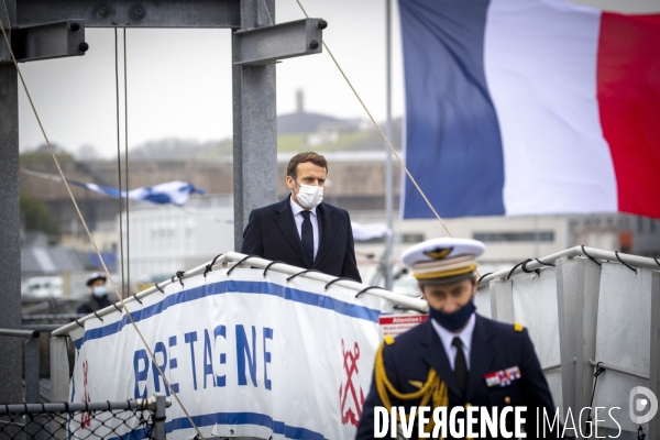 Macron : voeux aux Armées à Brest