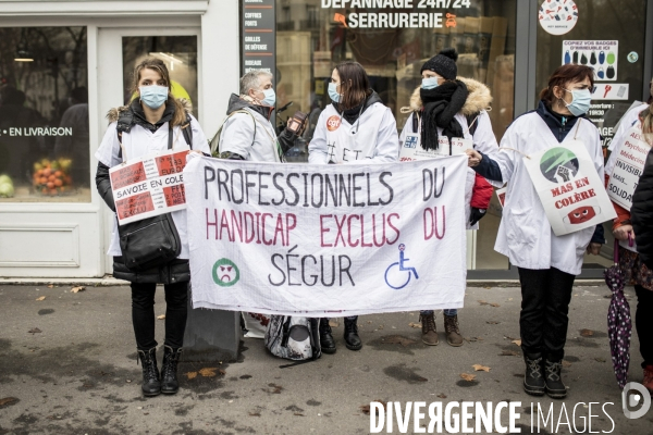 Manifestation des professionnels de santé pour dénoncer leurs conditions de travail