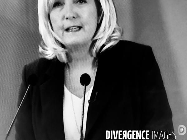 RN Marine Le Pen - Voeux a la presse 2021