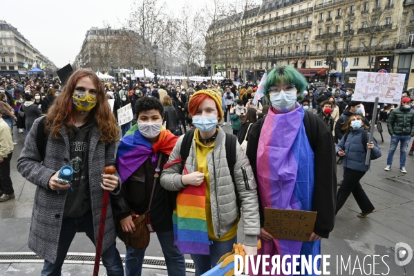 Marche contre les LGBTQIAphobies 2021, Marche des fiertés.