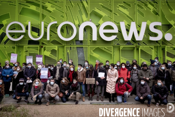 Euronews : grève pour protester contre le plan de licenciement.
