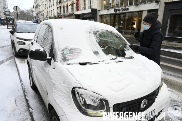 La neige à Paris.