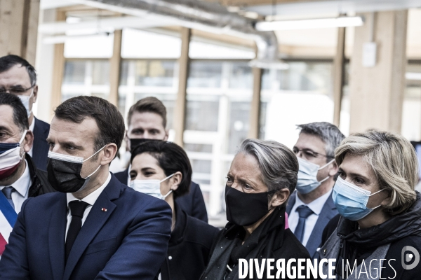 Déplacement d Emmanuel Macron en Seine-Saint-Denis