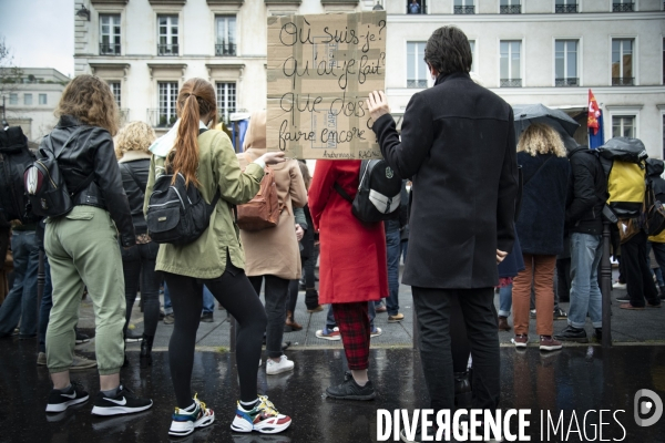 Manifestation parisienne du monde de la culture
