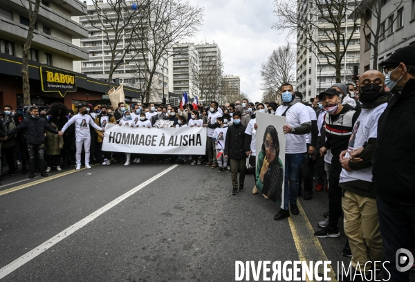 Argenteuil. White march in the memory of ALISHA