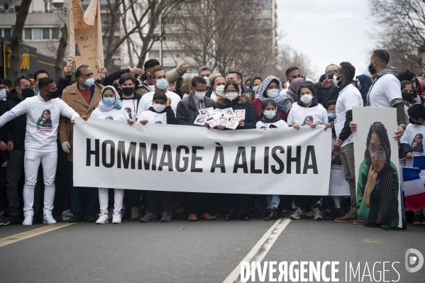 Marche blanche pour Alisha