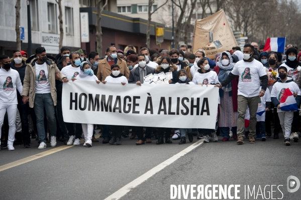 Marche blanche pour Alisha