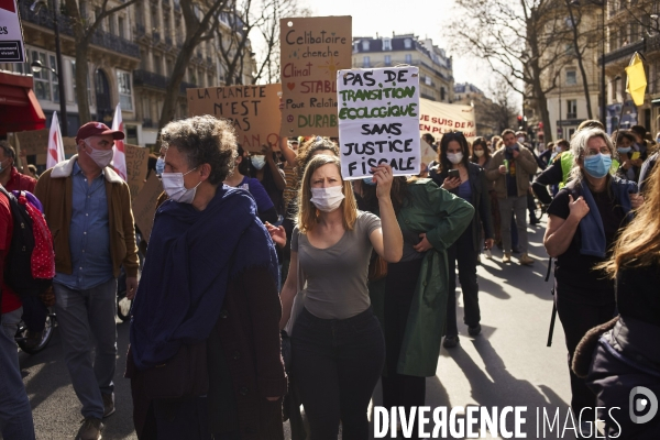 Manifestation Loi Climat Paris