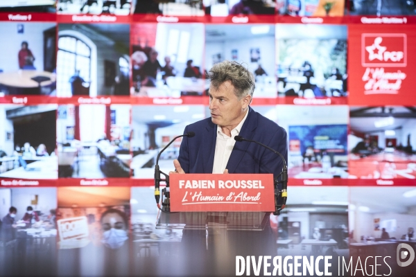 PCF, Fabien Roussel candidat des délégués à la présidentielle 2022