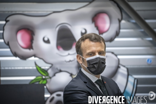 Emmanuel Macron - fevrier - mars - avril 2021