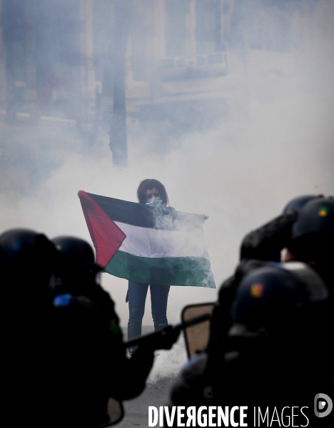 Manifestation interdite en soutien aux palestiniens