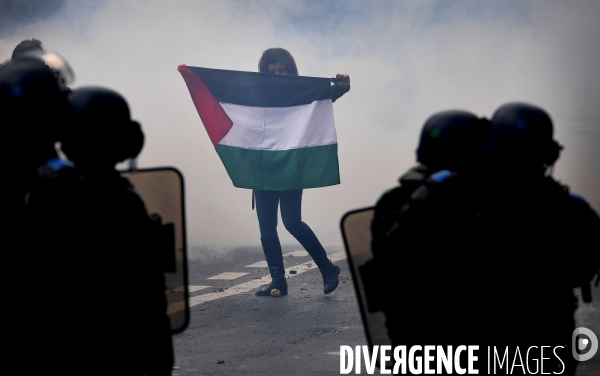 Manifestation interdite en soutien aux palestiniens