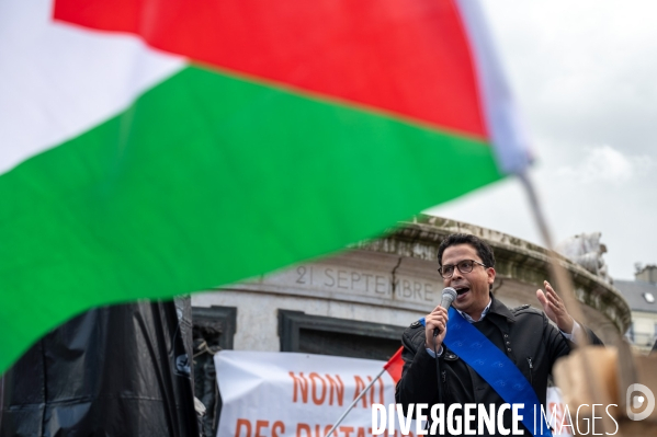 Manifestation de soutien au peuple palestinien