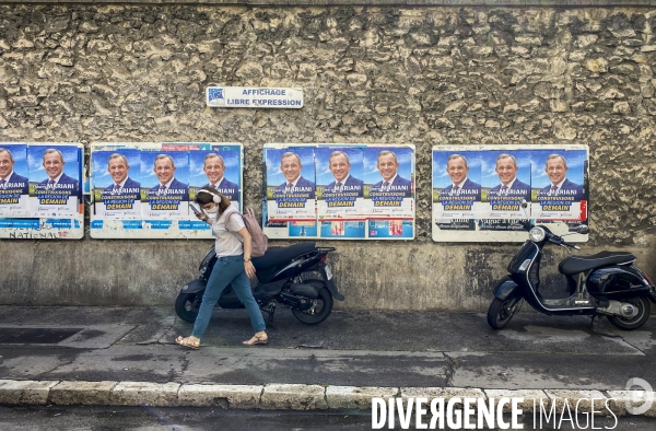 Affichage électoral Marseille