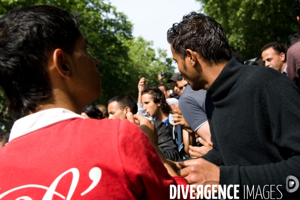 Manifestation des sans-papiers tunisiens, Paris, 21/05/2011