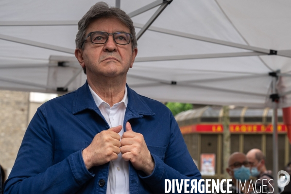 Jean-Luc Mélenchon soutien Danielle Simonnet. Election législative.