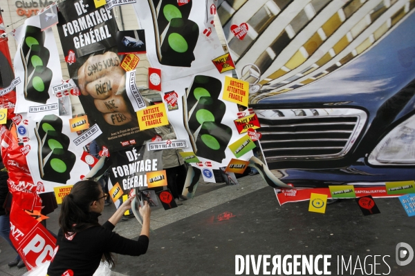 Marche pour une VI ème République organisée à Paris par le Front de Gauche