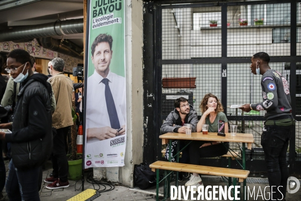 Régionales 2021 Ile-de-France : Soirée électorale de Julien Bayou