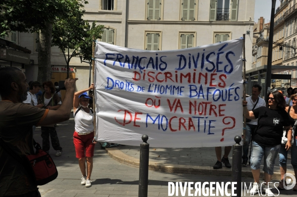 Mnifestation à Marseille