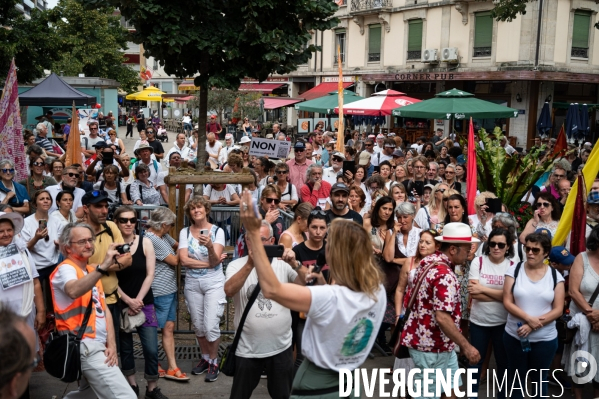 Genève - Manifestation contre le Passe Sanitaire