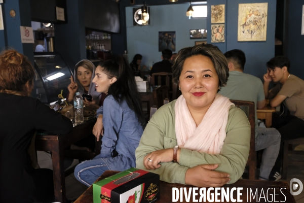 Mina Rezaei,Cafe owner, first Afghan woman established Simple Cafe in Kabul.