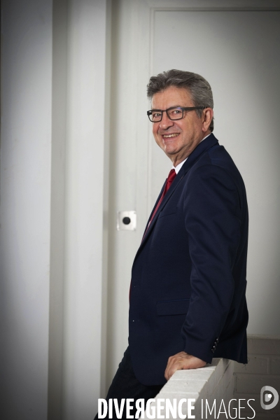 Jean-Luc MELENCHON, candidat LFI en 2021, au QG de La France Insoumise.