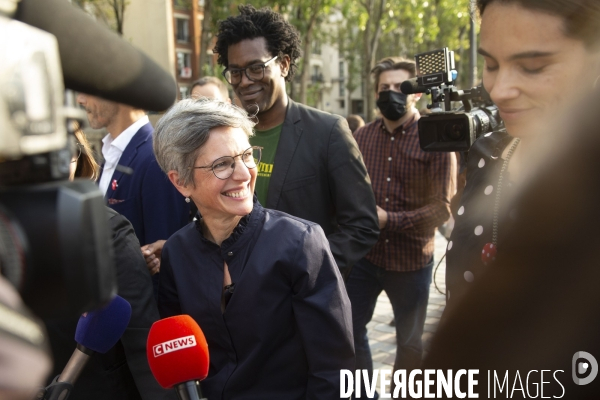 Yannick Jadot et Sandrine Rousseau qualifiés pour le second tour de la primaire écologiste