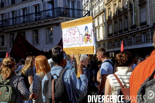 Manifestation des enseignants à Paris