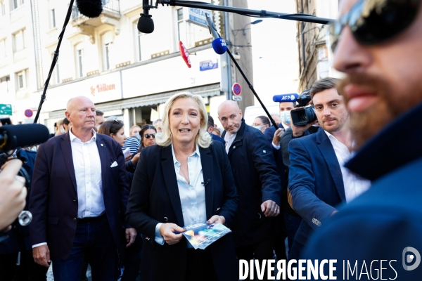 Bain de foule pour Marine Le Pen à Hayange (Mairie RN)