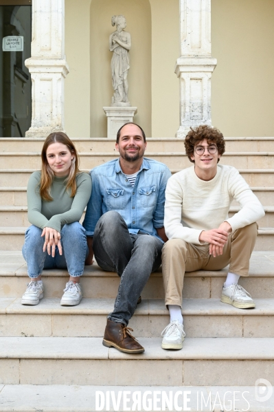 Le réalisateur Emmanuel POULAIN-ARNAUD présente son film  LE TEST , avec les jeunes comédiens Chloé BARKOFF-GAILLARD et Matteo PEREZ, au festival du film de Sarlat 2021.