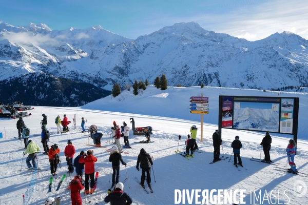 Le Domaine skiable des Contamines Montjoie en Haute Savoie