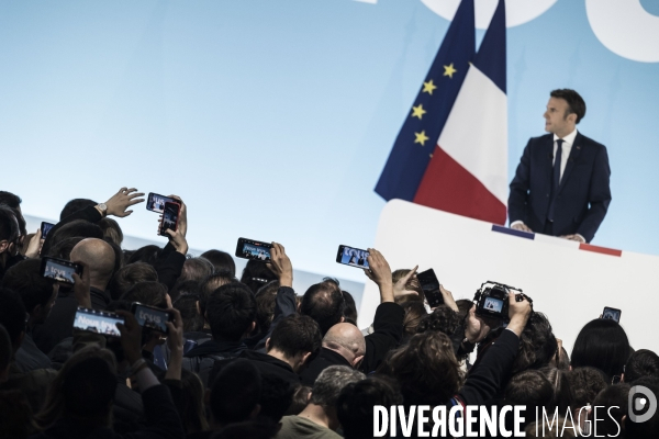 Déclaration d Emmanuel Macron, 1er tour de la présidentielle.