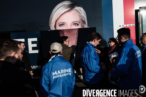 Marine Le Pen a Menton