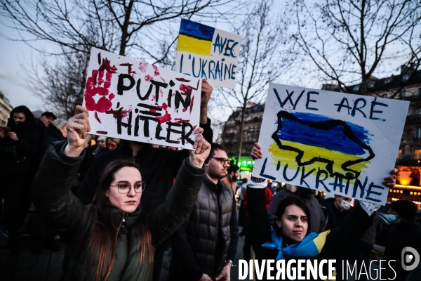 Rassemblement parisien pour l ukraine