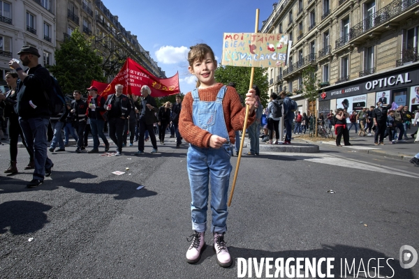 1 er mai , manifestation à Paris
