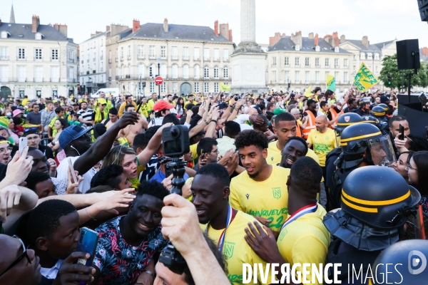 Retour de la Coupe de France à Nantes