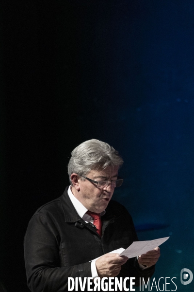 Jean-Luc Mélenchon à Paris, legislatives 2022
