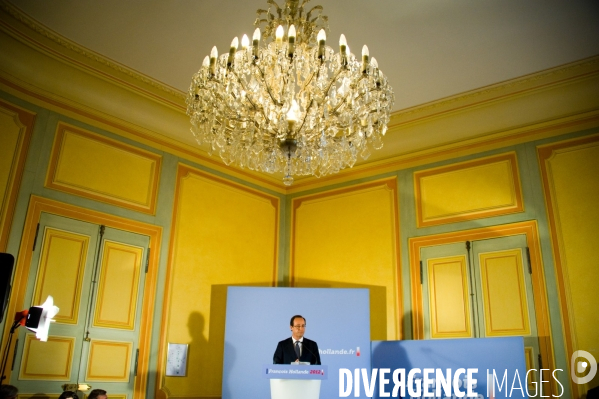 Conférence de presse de Francois Hollande, Paris, 09/11/2011