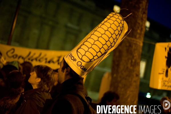 Rassemblement pour la libération des semences paysannes, Paris, 28/11/2011