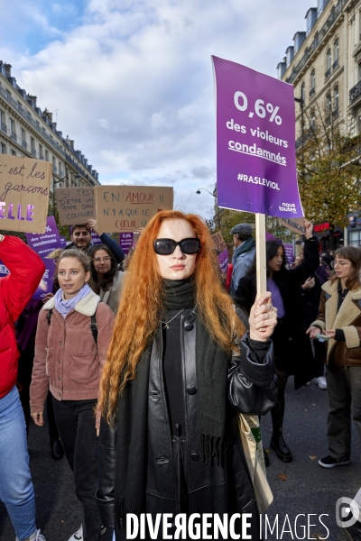 Manifestation contre les violences faites aux femmes