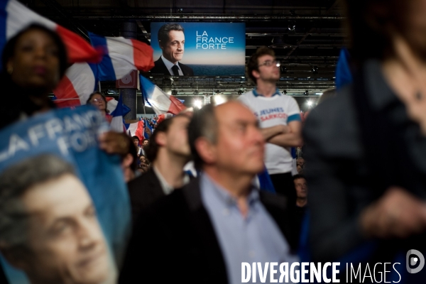 Nicolas Sarkozy à Villepinte, côté public, Villepinte, le 11/03/2012