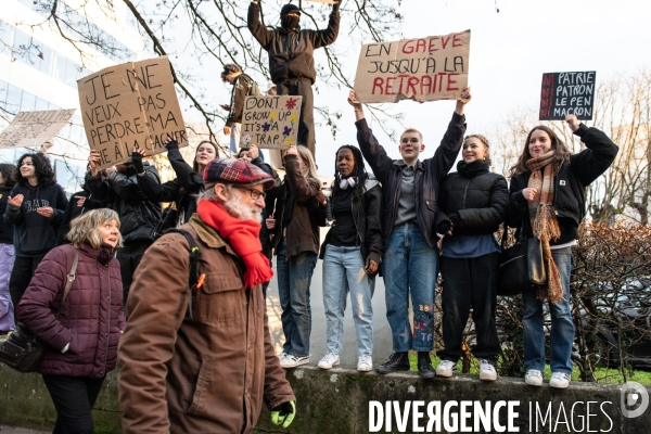Manifestation contre la reforme des retraites - Dijon