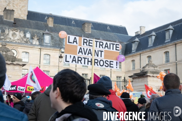 Manifestation contre la reforme des retraites - Dijon