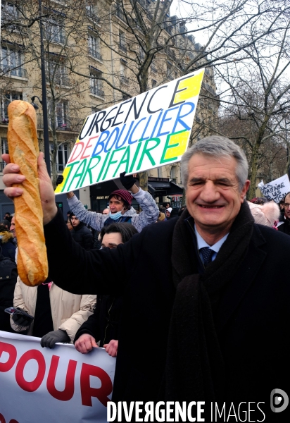 Manifestation du  Collectif pour la survie de la boulangerie et de l artisanat,  