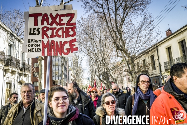 Montpellier - 2eme Manifestation contre la Reforme des Retraites