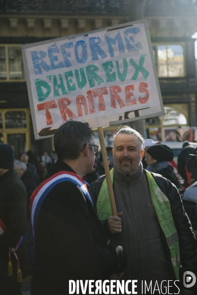 Manifestation contre la reformes des retraites